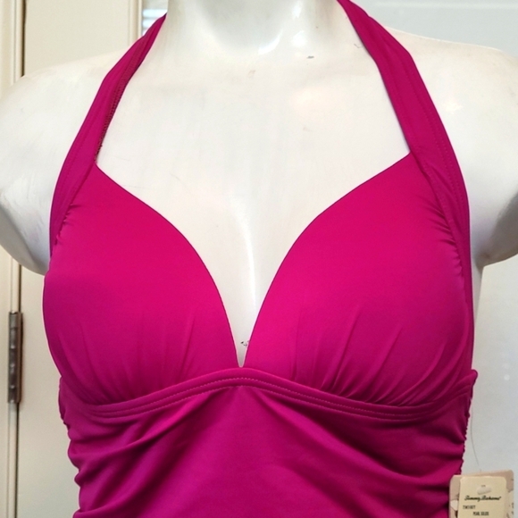 NWT Tommy Bahama Pink Tankini Top - Picture 2 of 10